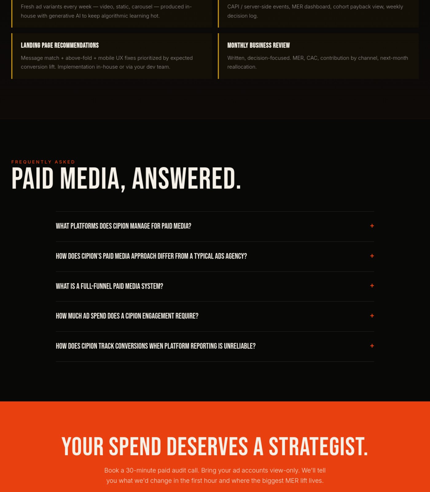 cipionmarketing.com screenshot