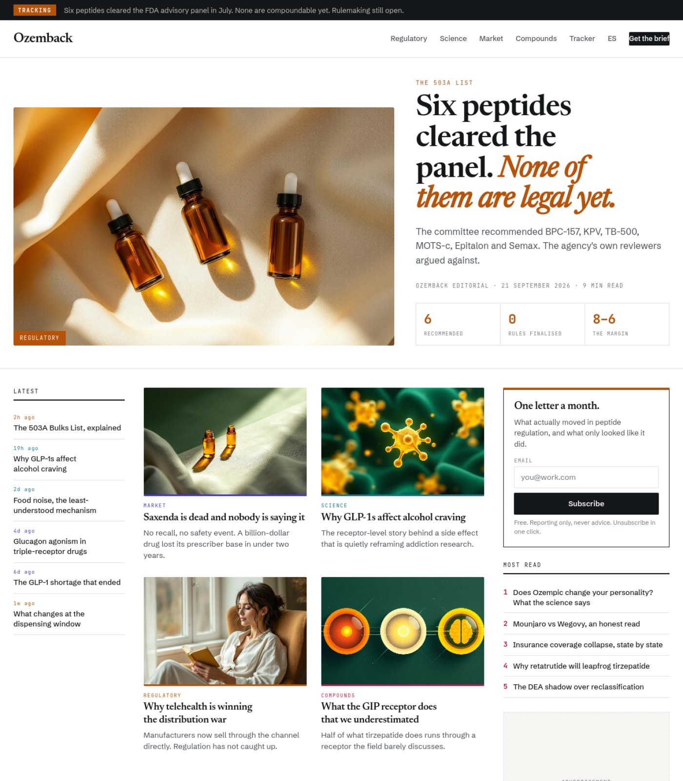 ozemback.com screenshot