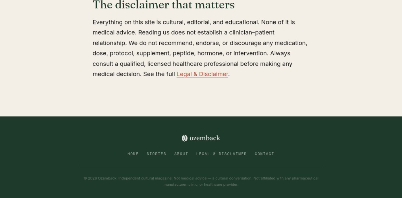 ozemback.com screenshot
