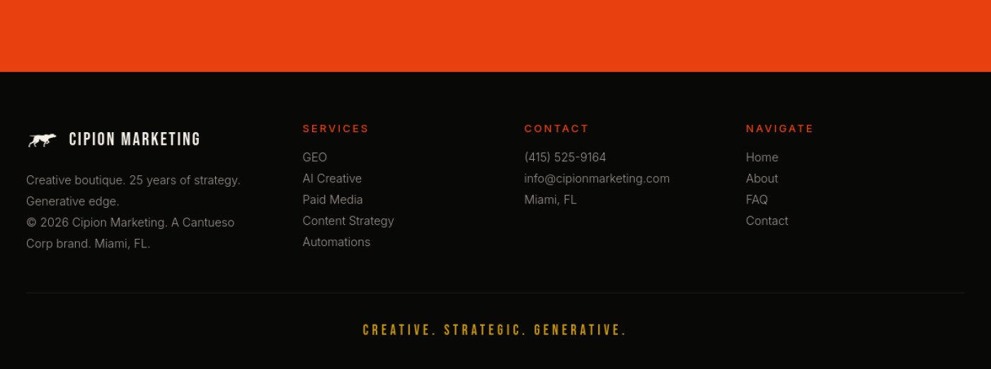 cipionmarketing.com screenshot