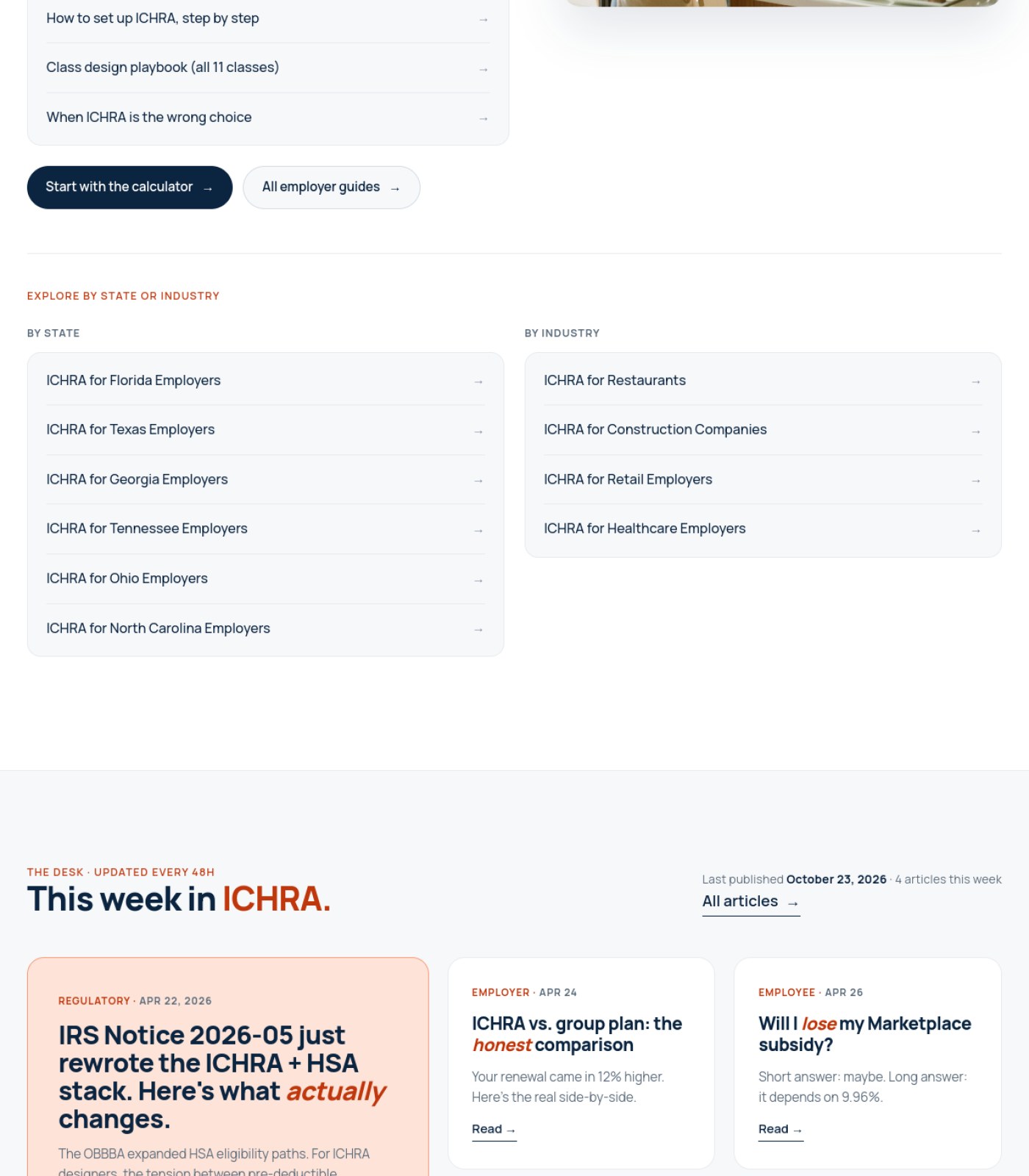 insureichra.com screenshot